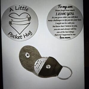 SON Pocket Hug Token Keyring Inspirational Gift